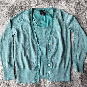 Beautiful new set top ans cardigan